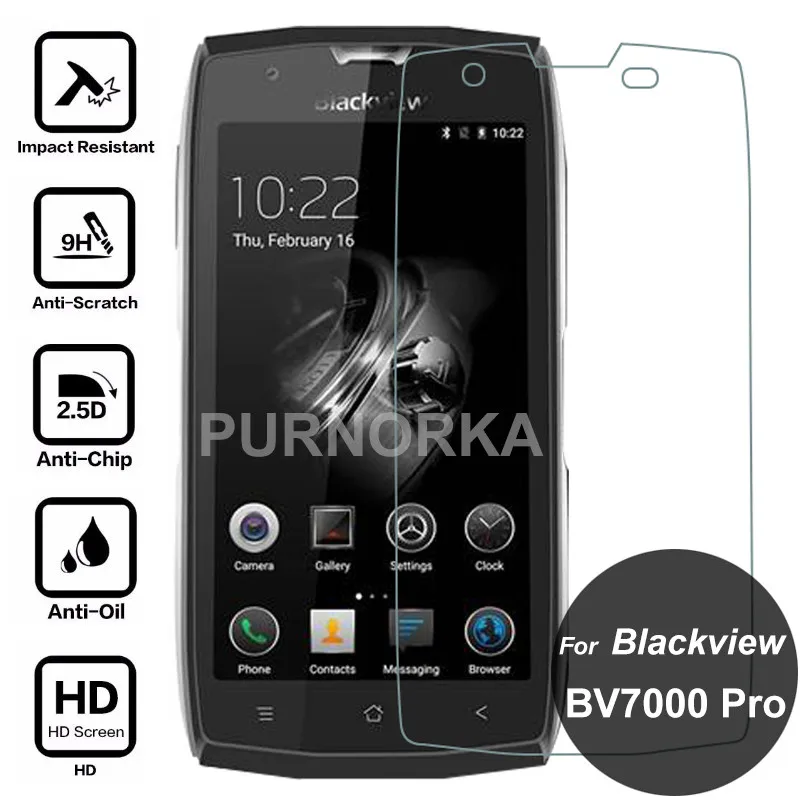 Для Blackview BV7000 Pro Закаленное стекло протектор экрана 9 H 2.5D защитная пленка на