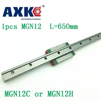 

12mm Linear Guide Mgn12 L= 650mm Linear Rail Way + Mgn12c Or Mgn12h Long Linear Carriage For Cnc X Y Z Axis