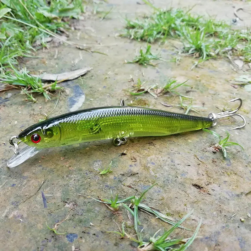 

SALE Minnow Fishing Hard Lures 8# Hooks Wobbler Floating Pesca Plastic Japan Artificial Pesca Swimbaits B034
