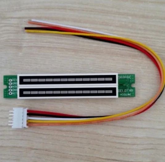 LINK1 двойной 12 уровень индикатор VU метр Музыка Аудио измеритель уровня стерео усилитель доска Режим АРУ DIY наборы