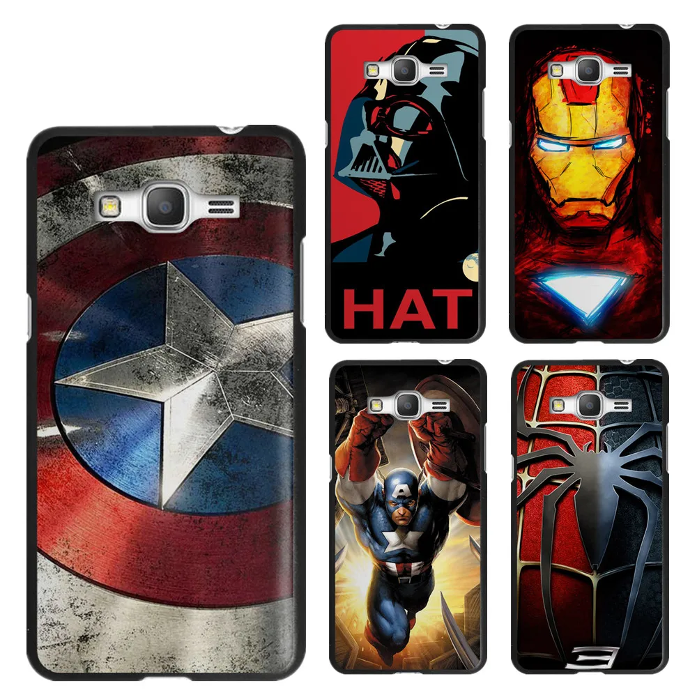 Para Samsung Grand Prime G530 caso Miracle Avengers Spiderman para Samsung Grand G531F duro atrás coque capa|case diy|case for samsung i9000galaxy battery case AliExpress