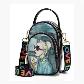 

New Hot Women PU Round Crossbody Women Chain Shoulder Bags Ladies Round Bag Women Crossbody Bag Purse hologram for sale