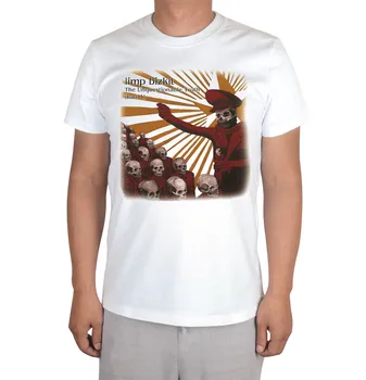 

4 design Limp Bizkit Punk Rock White camiseta shirt 3D Skull Cotton Heavy Metal Customize print Tshirt skateboard Customize