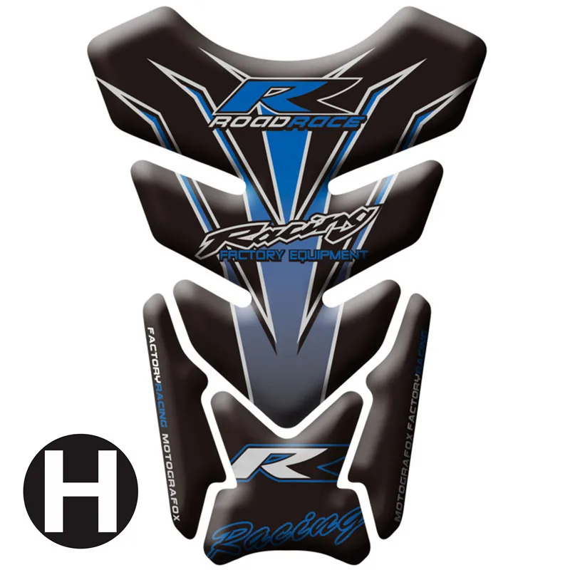 Мотоцикл 3D топливный бак Pad защитные наклейки для Honda Hornet CB600F CB900F CB1000R 1998-2013 наклейки - Цвет: H