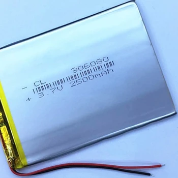

Polymer lithium battery 306080 2500 mah love landing PDA smart tablet computer 3.7 v polymer MP4 PSP GPS Digital Camera mp3,mp4