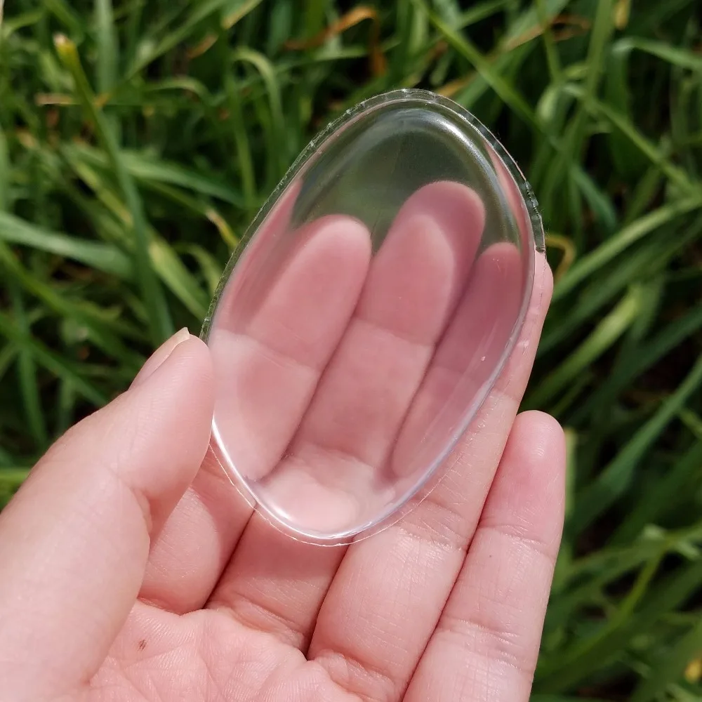 50PCS/Lot Customized logo blender for make up New soft Transparent