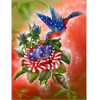 

Diy 5d Diamond Painting World Full Drill Square Round Paint By Diamonds Bright Rhinestones Home Decor Star Spangled Hummer