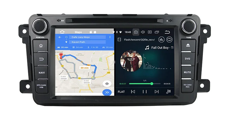 Belsee для Mazda CX9 CX-9 2007- 2 Din Android 8,0 Радио Стерео Авторадио 8 ядер 4 Гб головное устройство gps Bluetooth Mirrorlink WiFi