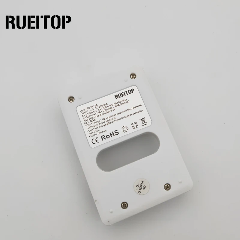 RUEITOP Интеллектуальный 4 слота USB умный ЖК аккумулятор зарядное устройство Зарядка