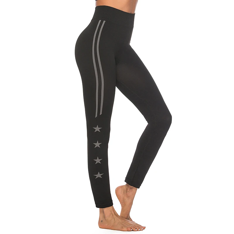 Kaminsky леггинсы для фитнеса Mujer модные градиентные быстросохнущие тонкие леггинсы с полой сеткой женские штаны женские спортивные Леггинсы - Цвет: 9141
