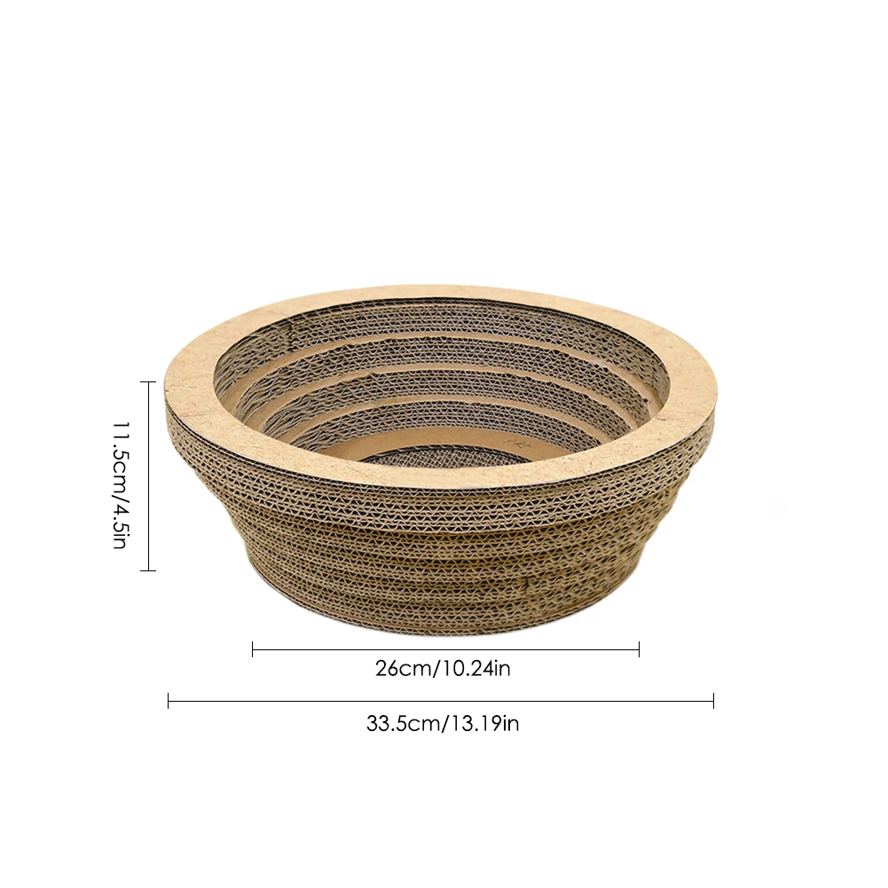 Гофрированная бумага большой Размеры чаша кошки скребут Совета Царапин Pad кошка гнездо игрушки для домашних животных массаж тела