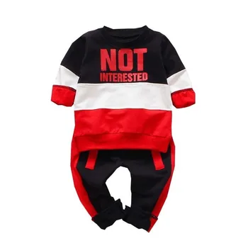 Spring Autumn Baby Girls Boys Clothing Sets Infant Casual Sport T-Shirt Pants 2Pcs/Sets Children Clothes Suits Cotton Tracksuits boys girls sport suits casual children clothing set spring autumn high quality kids clothes 4 5 6 7 8 9 10 year tracksuits