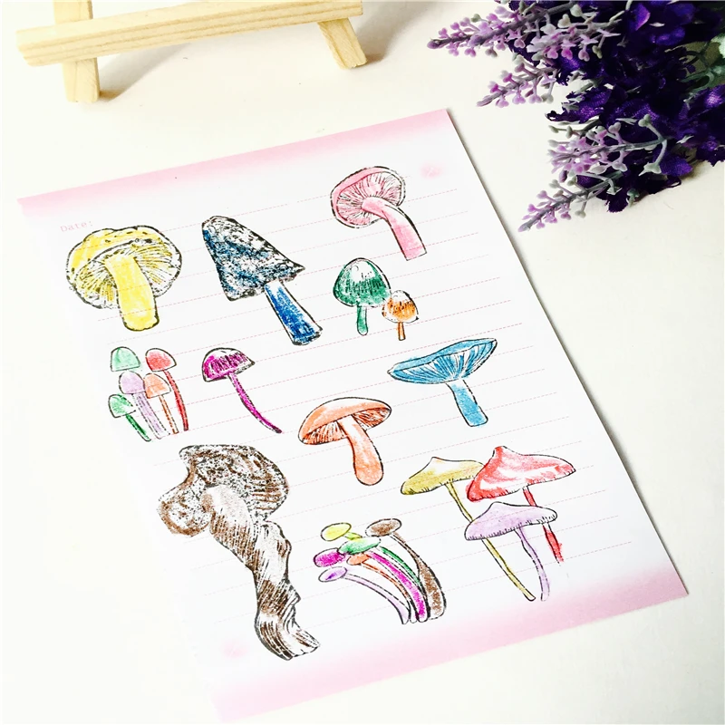 

New Design Mushrooms Shape Stamp Seal For Custom Diary Book Photo Album Decor Embossing DIY Paper Card Stamping Mold Scrapbook