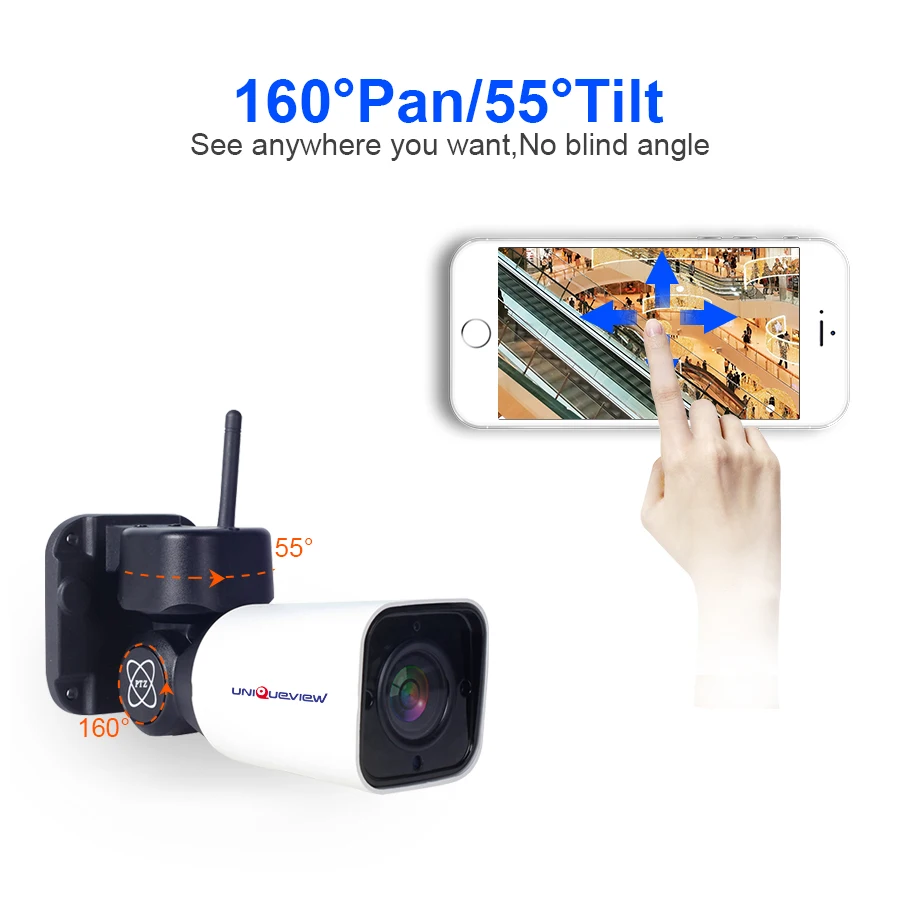 4X 2 8 12 мм объектив оптический зум HD 1080P 2MP беспроводной Wifi IP Открытый
