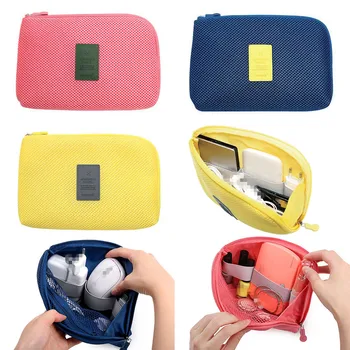 

Data Cable Storage Bag Travel Bags Mobile Phone Charger Case Power Bank Storage Case Portable Pack Phone Bag 3 Colors