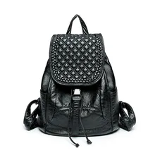 2018 Fashion Women Backpack Soft Leather Backpack Women Travel Bag College Preppy School Bag For Teenagers Girls Mochila escolar 2018 Fashion Women Backpack Soft Leather Backpack Women Travel Bag College Preppy School Bag For Teenagers Girls Mochila escolar
