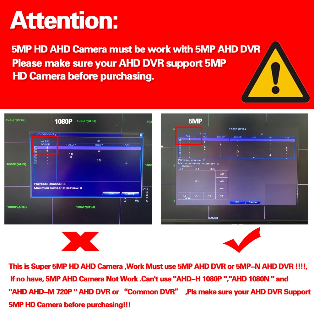  NIVISION H.265 5MP Surveillance CCTV Camera Vandalproof 5MP HD Camera Motion Detection IR Cut Night