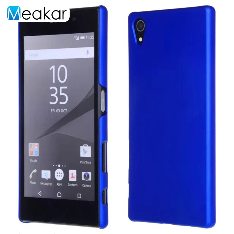 Coque 5.5For sony Xperia Z5 Премиум чехол для sony Xperia Z5 высокого класса Dual E6833 E6883 E6853 телефона чехол-лента на заднюю панель - Цвет: blue