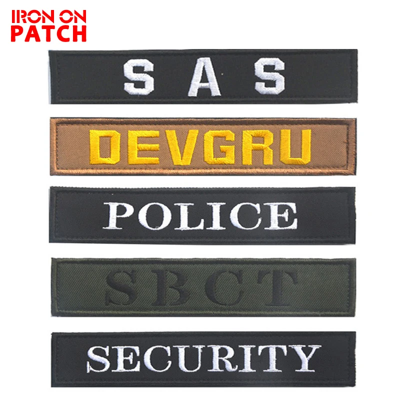 

SAS DEVGRU SBCT SECURITY U.S. NAVY ALFA SOCOM Tactical Patch Personality Badges on Backpack Emblemas Embroidery Military PACTH