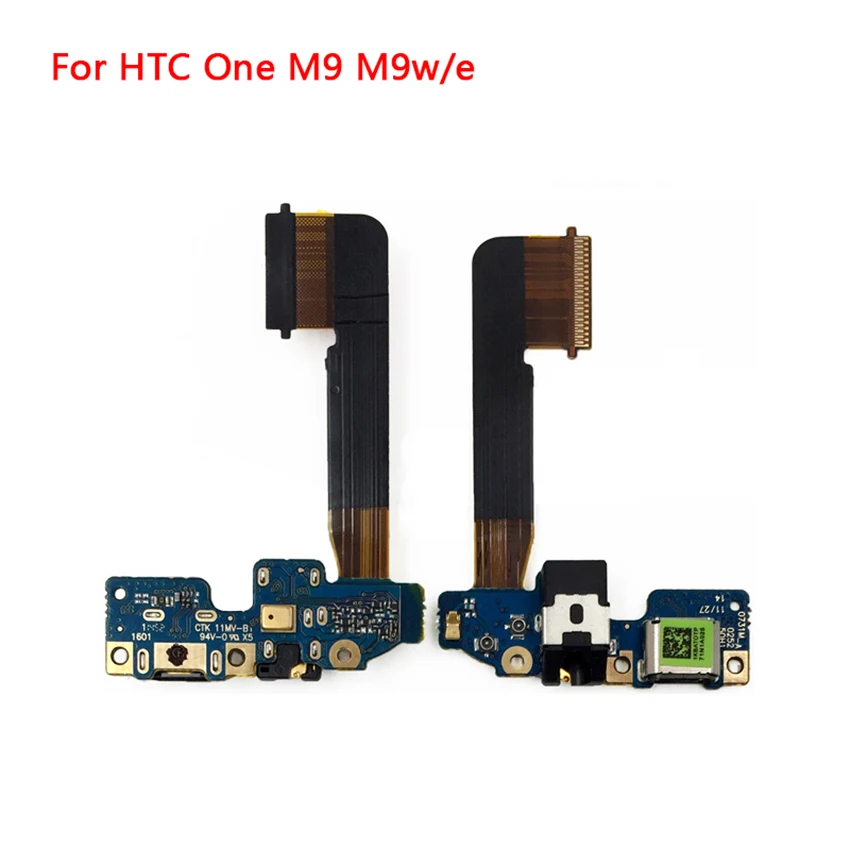 

100% Tested Micro Headphone Audio Jack Dock Charger Connector USB Charging Port Flex Ribbon Cable For HTC One M9