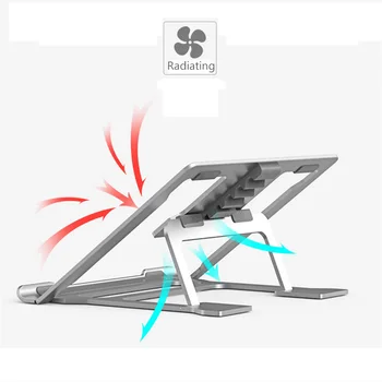 

Adjustable Angle Folding Aluminum Alloy Laptop Stand For Macbook Lenovo Dell Asus iPad Tablet Portable Notebook Cooling Bracket
