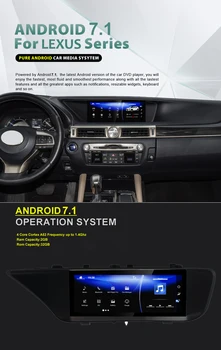 

Dual System keep original Mouse android 7.1 octa core car gps navigation device for Lexus GS GS200t GS250 GS350 GS400 2011-2018
