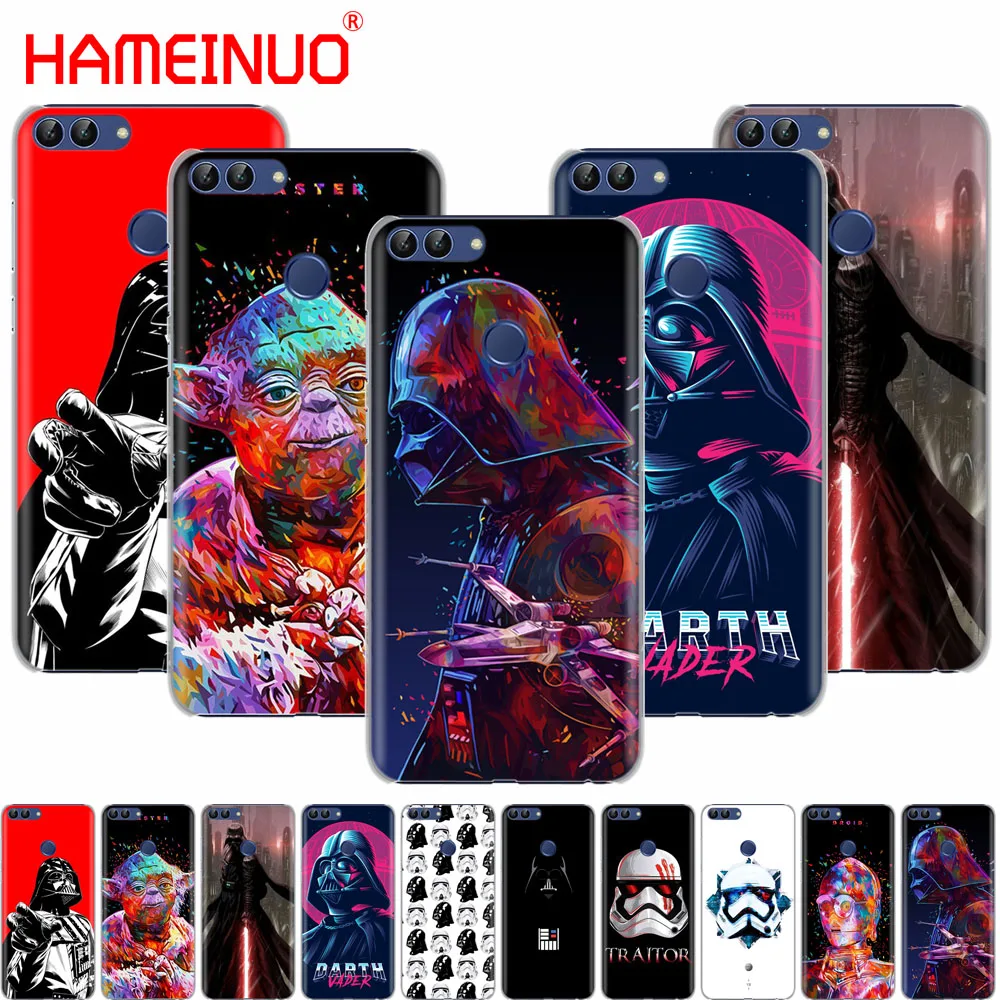 

HAMEINUO Star Wars Darth Vader Yoda cell phone Cover Case for huawei Honor 7C Y5 Y625 Y635 Y6 Y7 Y9 2017 2018 Prime