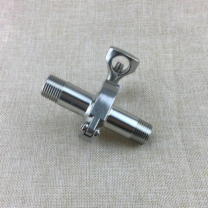 

1.5" Tri Clamp with double 1/2"FPT + PTFE Gasket Coupling Ferrule Tri- Clamp sets forged ferrules