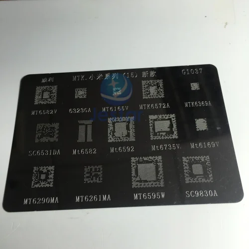 Трафарет для реболлинга BGA MTK xiaomi (15) MT6369A SC6531DA MT6169V MT6290MA MT6261MA SC9830A | Мобильные