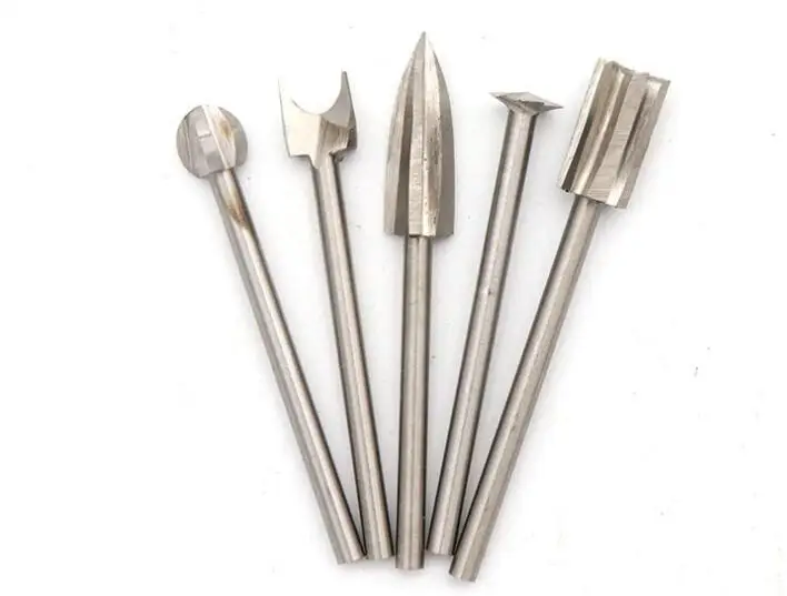 

Root carving tool electric woodworking knife wood carving carving knife woodworking milling cutter grinding head 3mm handle set