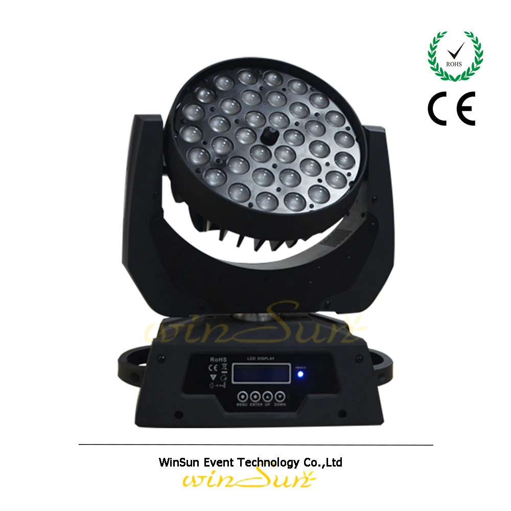 

Theater Atmosphere Rendering Light 36x10W 4IN1 LED Moving Head Light Focus Wash&Zoom Beam Light Rgbw Effect 36pcs 10w for Stage