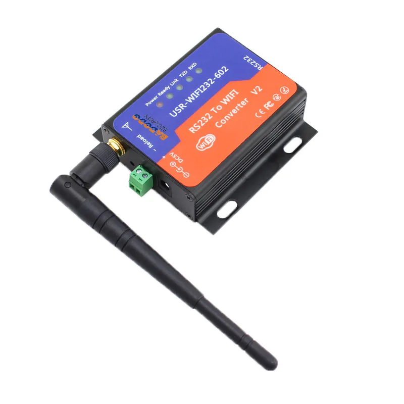 USR-WIFI232-602-V2 Serial Wireless RS232 to WiFi Converters with RTS CTS flow control | Безопасность и защита