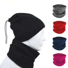 Для мужчин женщин флис термальность средства ухода за кожей Шеи Теплые TubeScarf уход за кожей лица маска головные уборы шапочка Шап