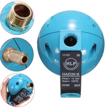 HAD20B автоматический конденсат механический круглый Поплавковый дренажный клапан 1/2BSP 400L/H 20Bar воздушный компрессор автоматический дренажный клапан