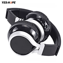 YES HOPE Wireless Headphones Bluetooth Headset Stereo foldable Sport font b Earphone b font Microphone Gaming