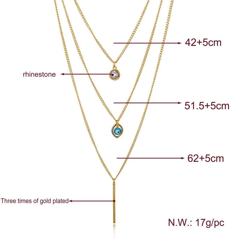 LongWay длинное ожерелье с кристаллами модное Золотое многослойное ожерелье с цепочкой s для женщин аксессуары SNE150823103