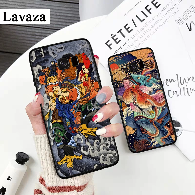 Японский силиконовый чехол для Samsung S6 Edge S7 S8 Plus S9 S10 S10e M10 M20 M30 M40|Бамперы| |
