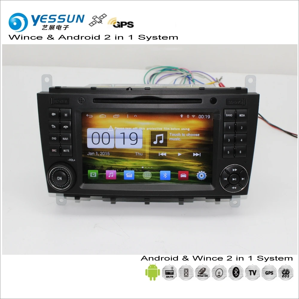 Sale YESSUN For Mercedes Benz CLC CL203 2008~2010 Android Car Radio CD DVD Player GPS Navi Navigation Maps TV Screen Multimedia 5