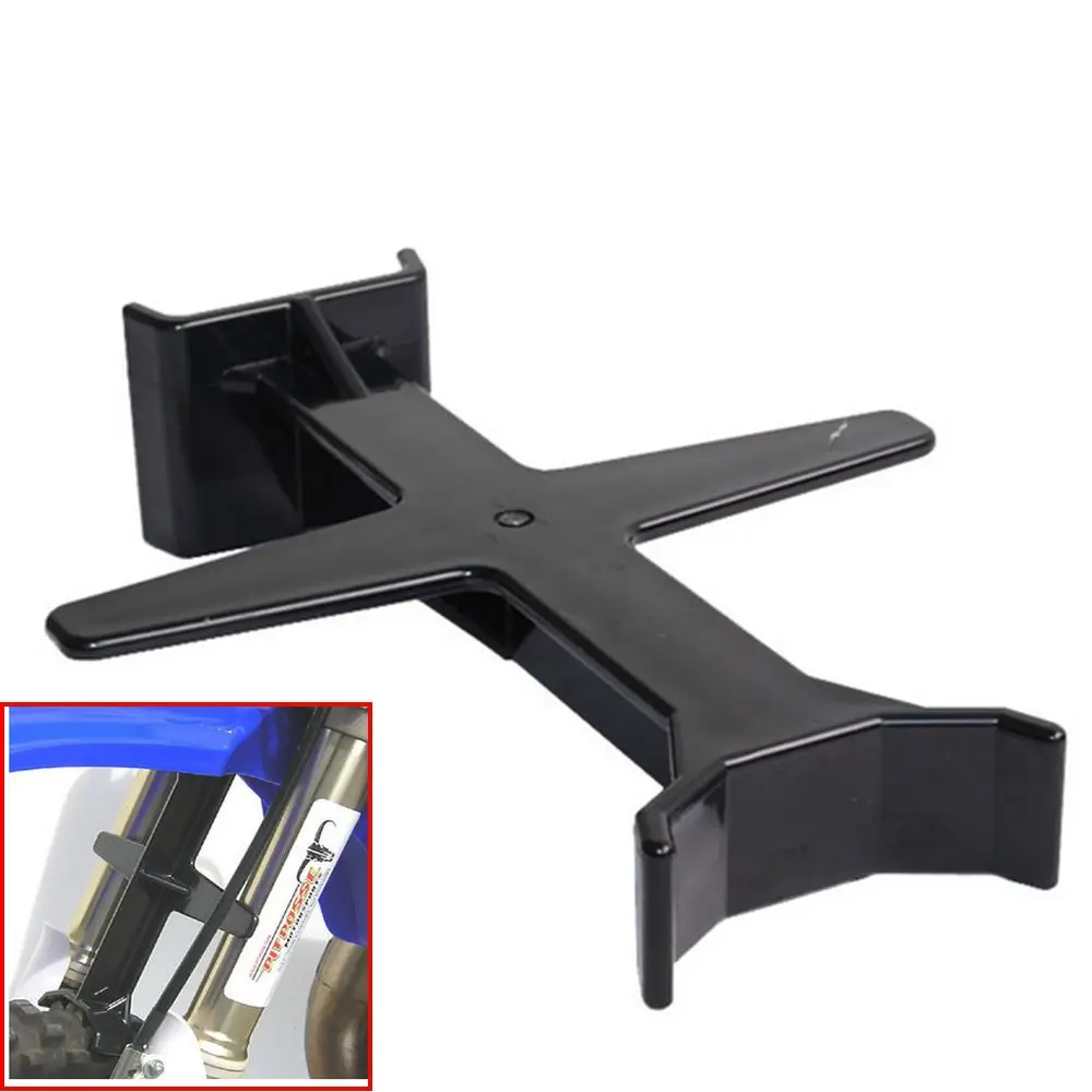 

Motocross Dirt Bike Fork Support Tie Down Transportation Brace For KTM EXC XCF Yamaha WR TTR Black