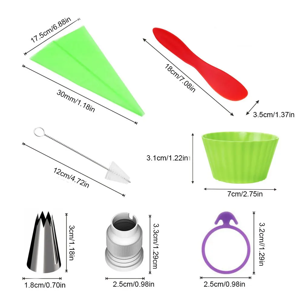 45 шт./компл. русские трубчатые насадки для крема украшения торта Советы украшения торта инструмент помадка, кондитерские изделия мешок выпечки кондитерских изделий
