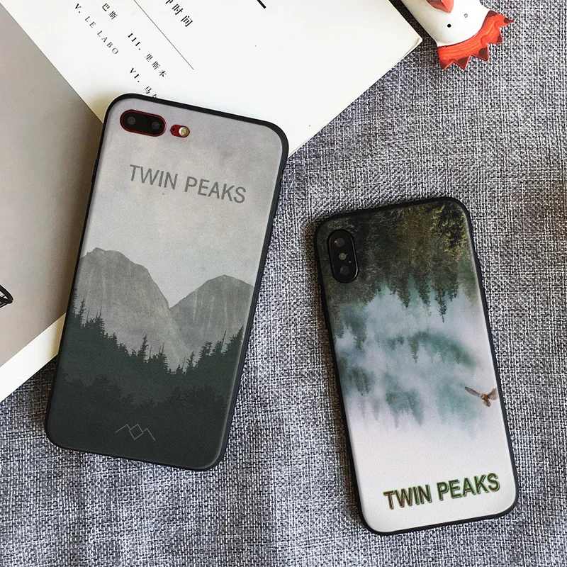 

Twin Peaks For Apple iPhone 5 5S SE 6 6S 6Plus 6sPlus 7 7Plus Soft Silicone Tpu Coque Fashion Mobile Phone Case Cover Shell bag
