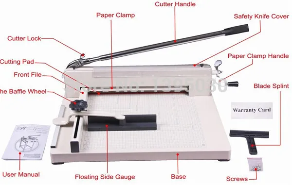 Настольная гильотина для резки бумаги A3 размер бумаги резки Макс ширина 40 мм бумаги резки 858-A3