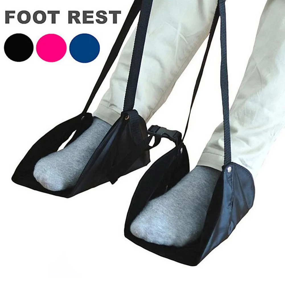 

High Quality Foot Hammock Rest Stand Soft Flight Carry-on Feet Portable Durable Desk Home Office NCM99