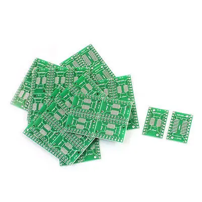 

SMD SOP20 SSOP20 TSSOP20 to DIP20 2 Sides Adapter PCB IC Converter Plate 50Pcs