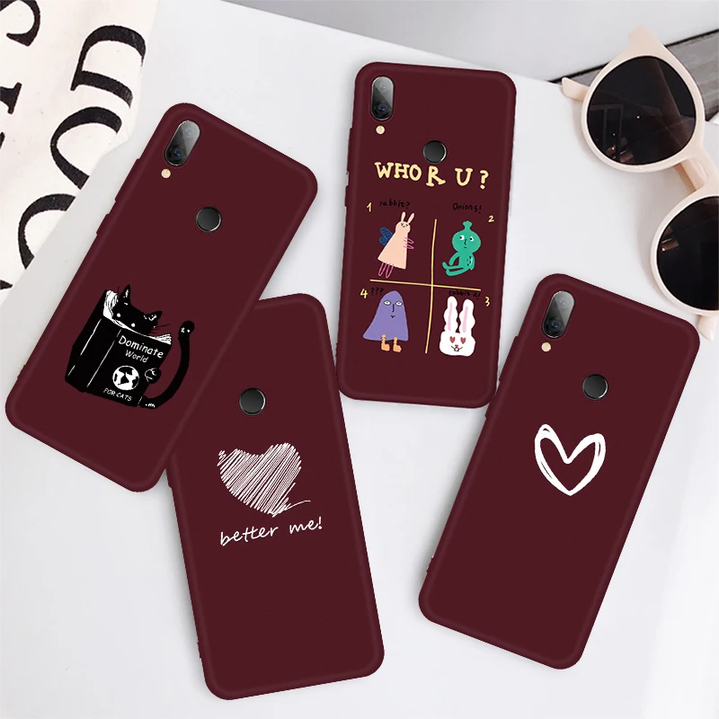 

Funny Cartoon Phone Cases For Xiaomi Mi8 Mi9 Mi 9 8 SE A2 Lite 6X Case Silicone For Note 7 Pro 6A 7A Mi9T TPU Case Letter Coque