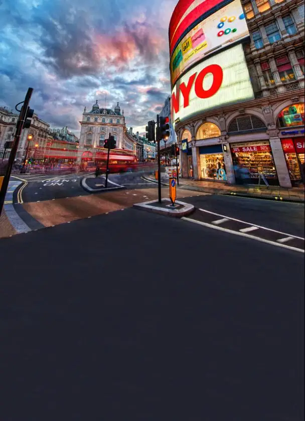 300 600cm 10feet 20feet Cloudy City Streets Studio Photography in 