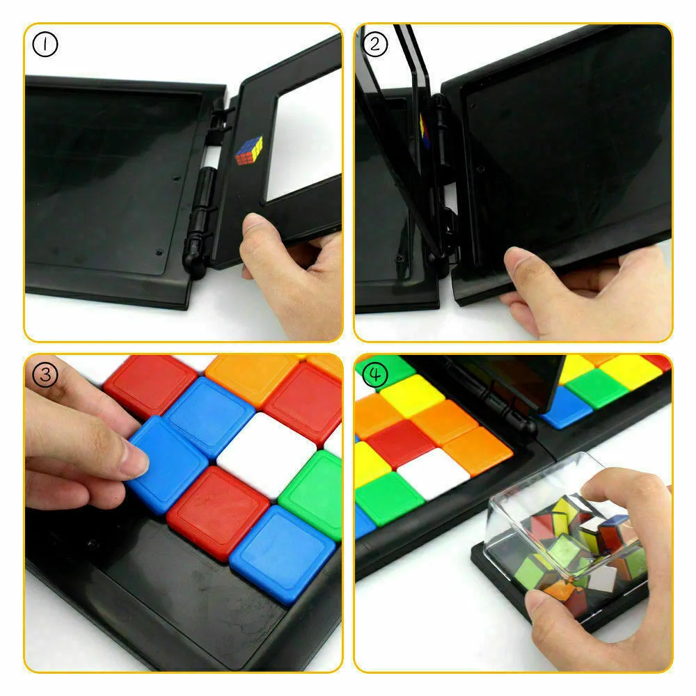 Цветная битва квадратная гоночная игра родитель-ребенок квадратный Рабочий стол Дети Обучение по головоломкам развивающие игрушки антистресс подарки для мальчиков и девочек