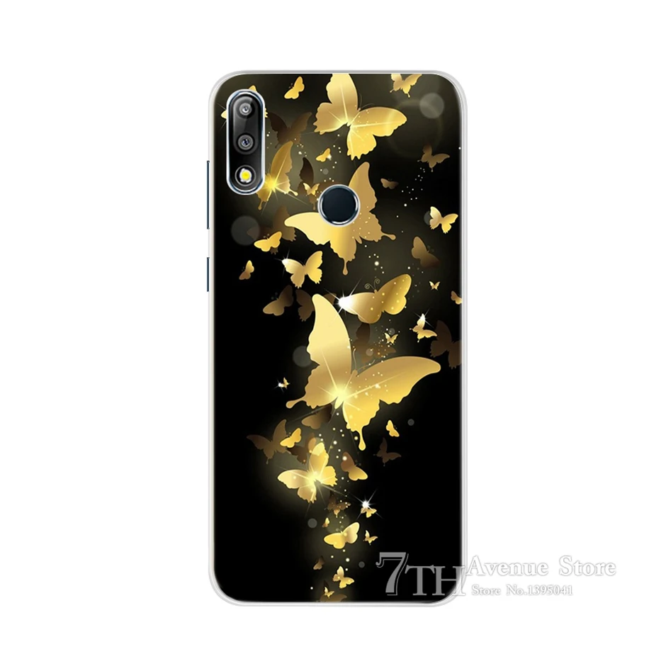 Чехол для Asus ZenFone Max Pro M2 ZB631KL мягкий силиконовый чехол с принтом 6 26 Asus_X01BDA
