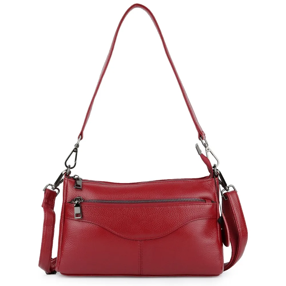 

Genuine Leather Large Capacity Women Shoulder Bag 2019 High Quality Travelling Cross-body Bags New Arrivals Ladies Messenger Bag