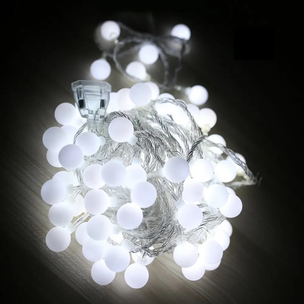free shipping AC220V 8W 10M 50 LED Ball string lamps Colorful rgb Christmas tree light Holiday Wedding Party Garden Decoration free shipping AC220V 8W 10M 50 LED Ball string lamps Colorful rgb Christmas tree light Holiday Wedding Party Garden Decoration